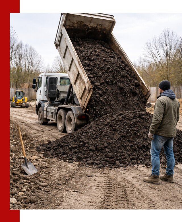 Доставка чернозема навалом в Вятских Поляне быстро и выгодно