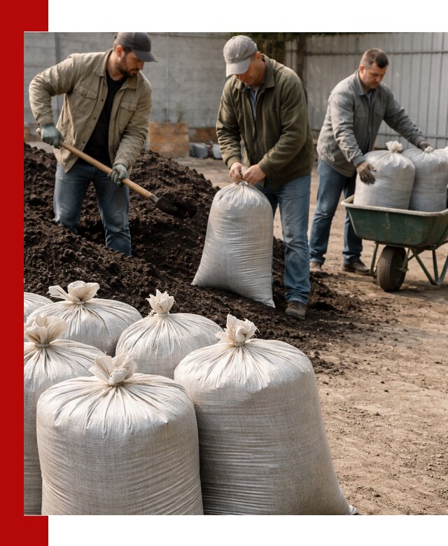 Купить чернозем в мешках с доставкой в Вятских Поляне