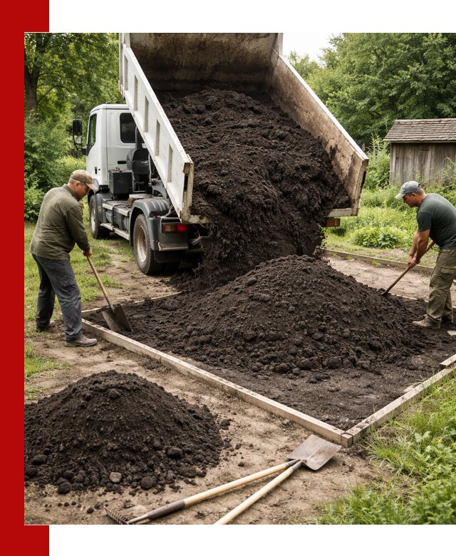 Купить чистый чернозем для огорода с доставкой в Вятских Поляне