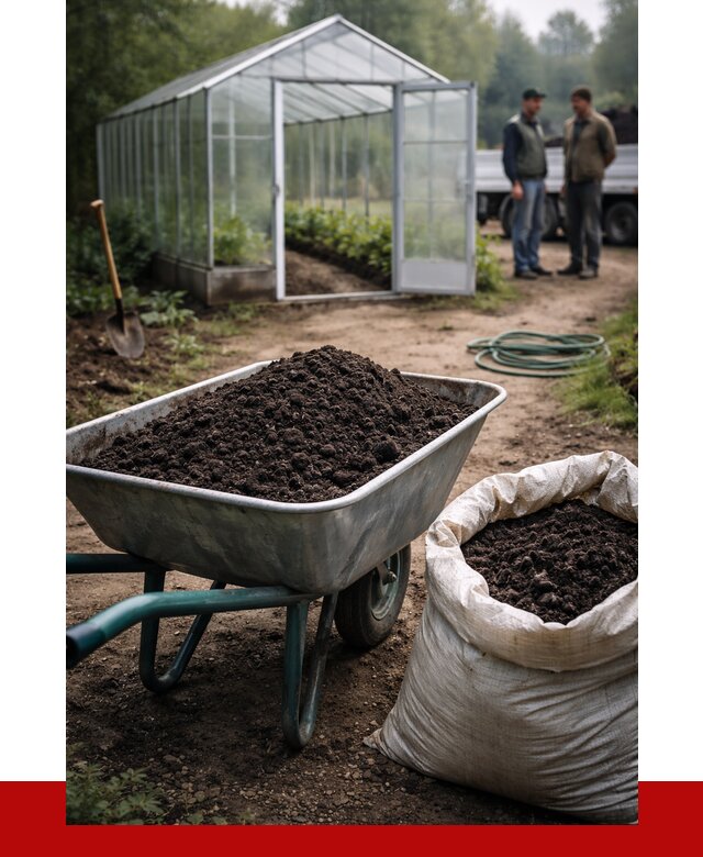 Чернозем для теплицы в Вятских Поляне с доставкой от 1523 р. | ПРОНЕРУДВтс