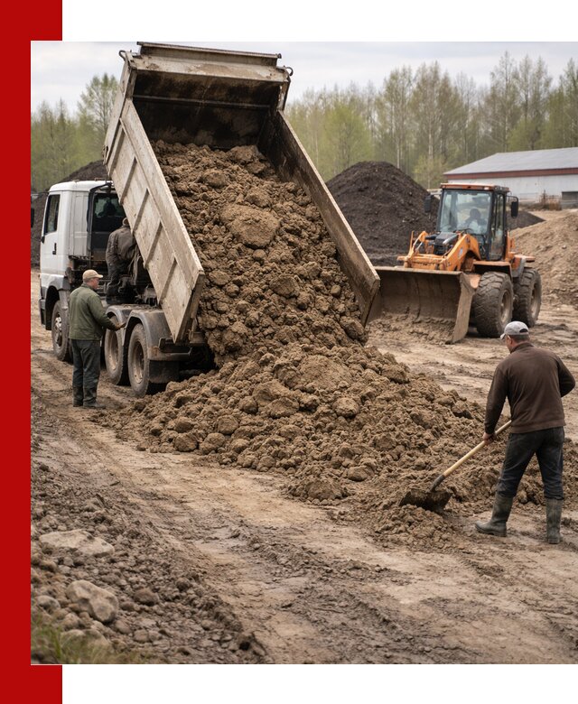 Доставка глин и суглинков в Вятских Поляне оптом и вкрай