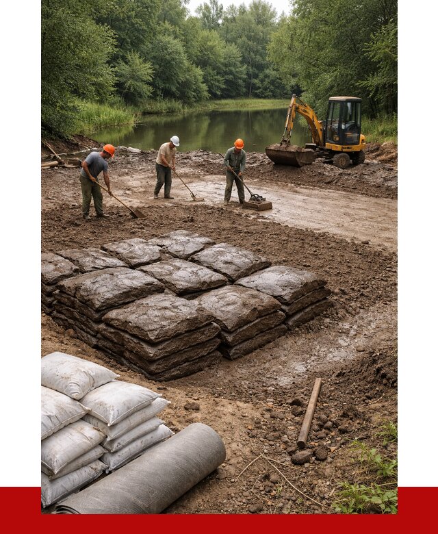 Купить глину для пруда в Вятских Поляне от 4568 р. с доставкой | ПРОНЕРУДВтс