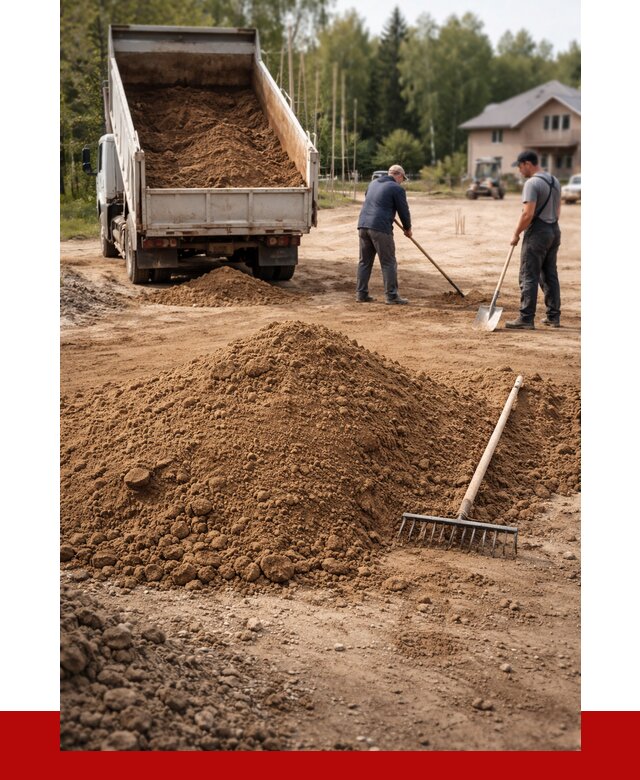 Суглинок для планировки в Вятских Поляне с доставкой от 4263 р. | ПРОНЕРУДВтс