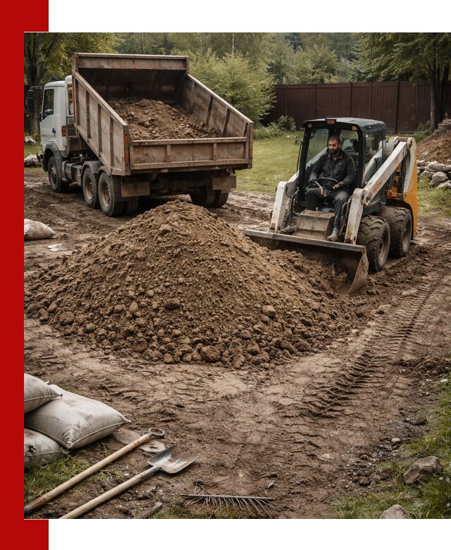 Суглинок для планировки участков в Вятских Поляне с доставкой и выгрузкой