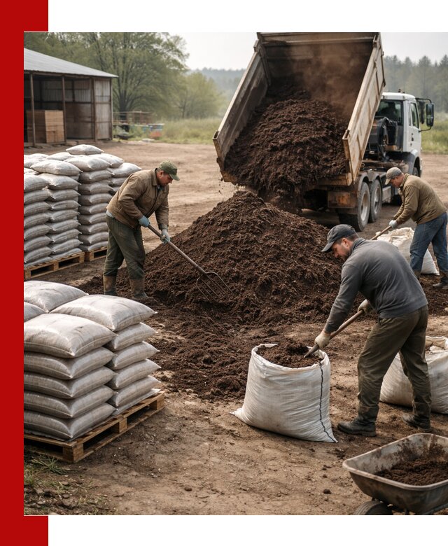 Доставка компоста оптом и в розницу в Вятских Поляне