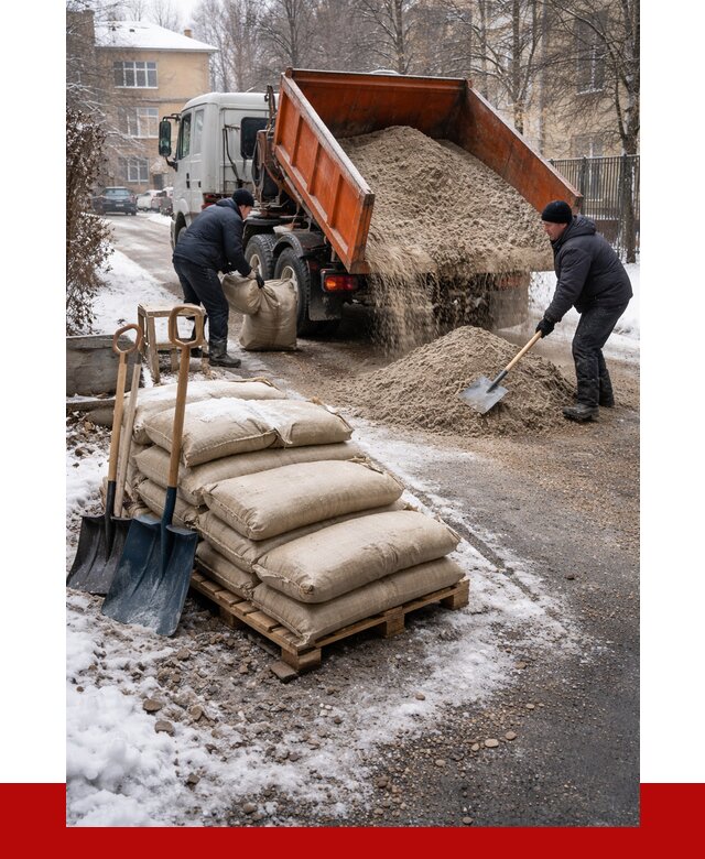 Противогололедные материалы оптом в Вятских Поляне от 4263 р. | ПРОНЕРУДВтс