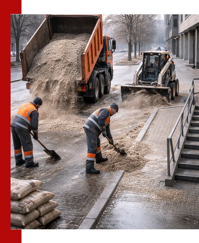 Поставка противогололедных материалов в Вятских Поляне