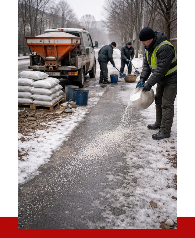 Реагент против гололеда в Вятских Поляне с доставкой от 4568 р. | ПРОНЕРУДВтс