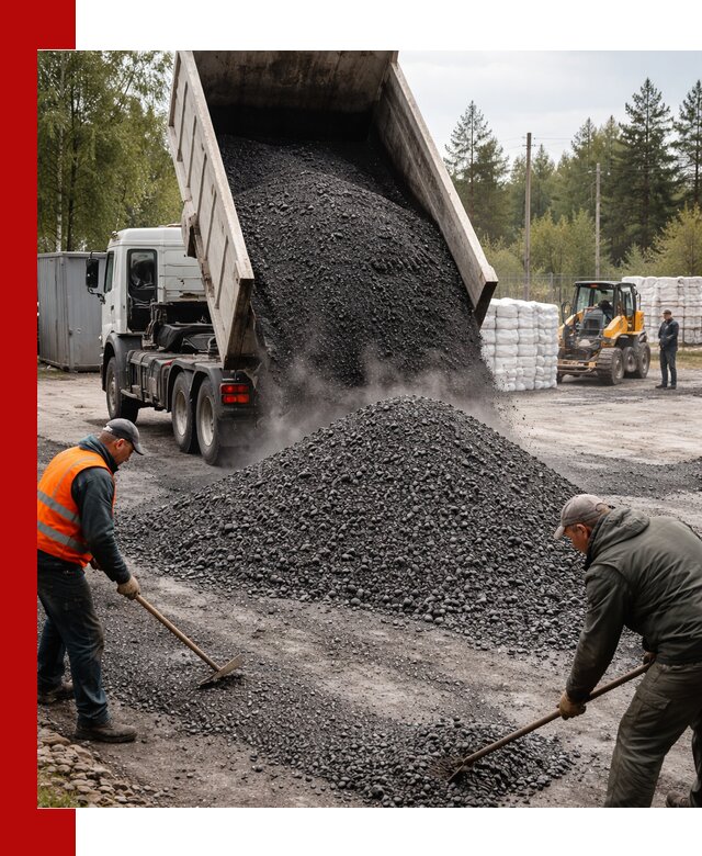 Доставка и продажа асфальтного гранулята в Вятских Поляне