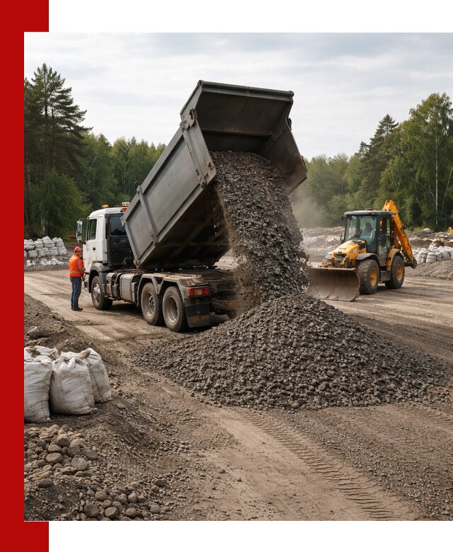 Доставка дробленого асфальта в Вятских Поляне для дорожных работ
