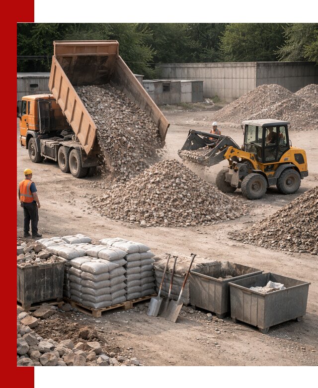 Вторичные материалы для отсыпки в Вятских Поляне — поставка и доставка