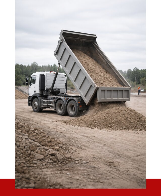 Доставка самосвалом 15 кубов в Вятских Поляне от 6598 руб. | ПРОНЕРУДВтс