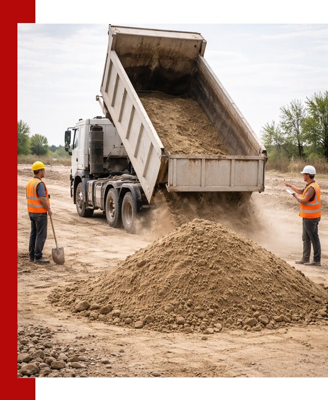 Доставка самосвалом 15 кубов в Вятских Поляне за город и по городу