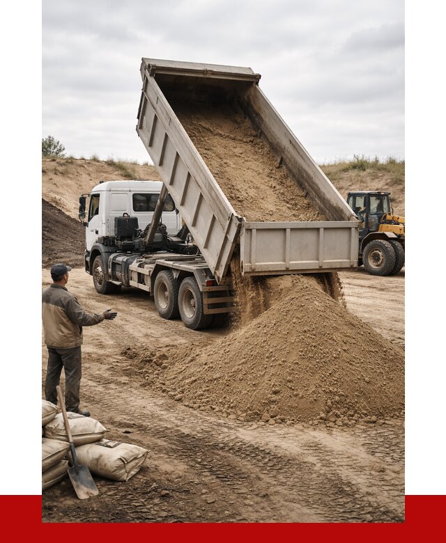 Доставка самосвалом 20 кубов в Вятских Поляне от 7613 р. | ПРОНЕРУДВтс