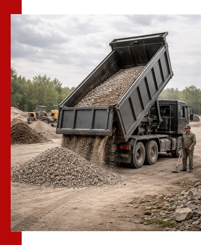 Доставка самосвалом 30 м3 по выгодным ценам в Вятских Поляне