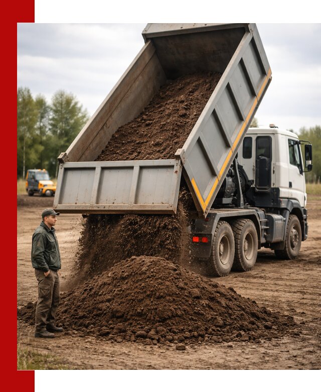 Аренда самосвала с водителем в Вятских Поляне для сыпучих грузов и навоза