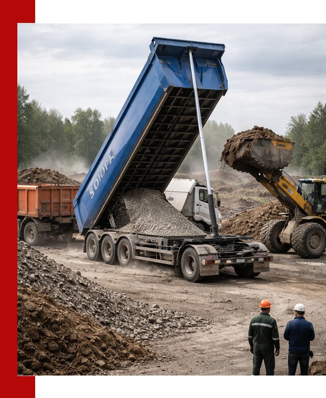 Аренда тонар 40 тонн в Вятских Поляне с доставкой материалов