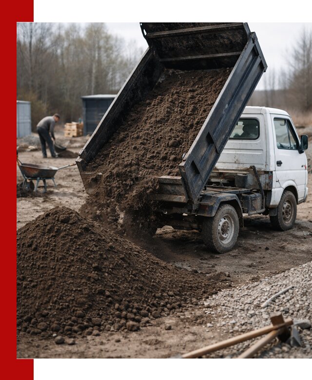 Аренда минисамосвала в Вятских Поляне для доставки сыпучих материалов