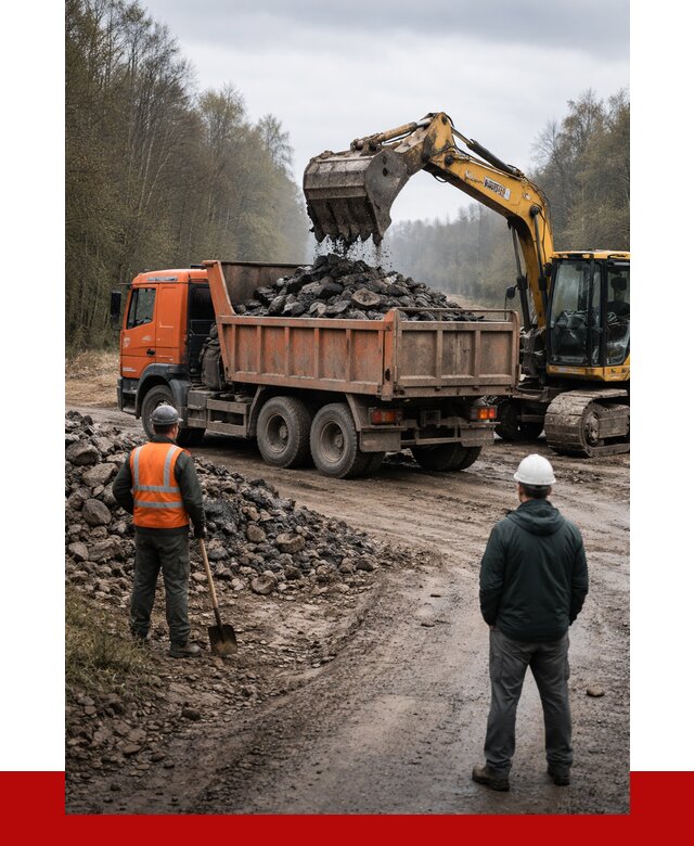 Вывоз асфальта в Вятских Поляне от 4568 р. самосвалом ПРОНЕРУДВтс