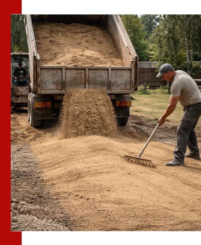 Отсыпка участка песком в Вятских Поляне быстро и качественно