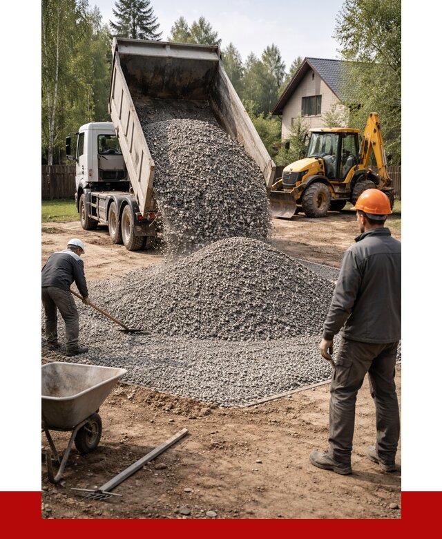 Отсыпка участка щебнем в Вятских Поляне от 6598 р. ПРОНЕРУДВтс