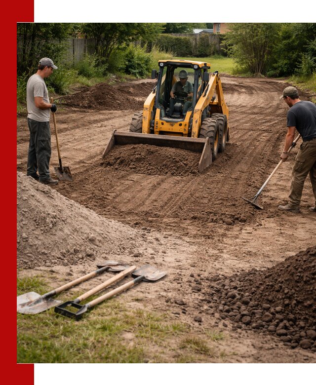 Планировка участка грунтом с вывозом и доставкой в Вятских Поляне