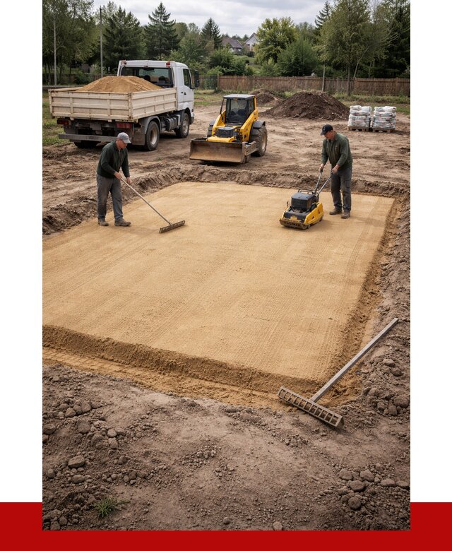 Устройство песчаной подушки в Вятских Поляне от 4568 р. ПРОНЕРУДВтс