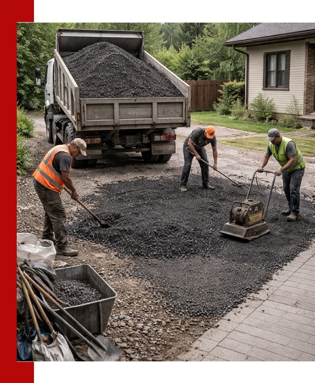 Асфальтовая крошка для двора с доставкой в Вятских Поляне